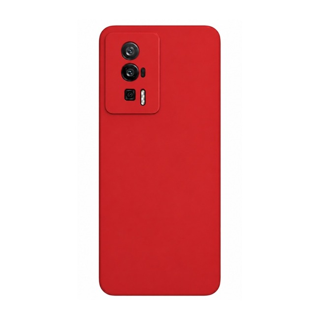 θήκη σιλικόνης (Soft) για Xiaomi Poco F6 Pro - κόκκινη