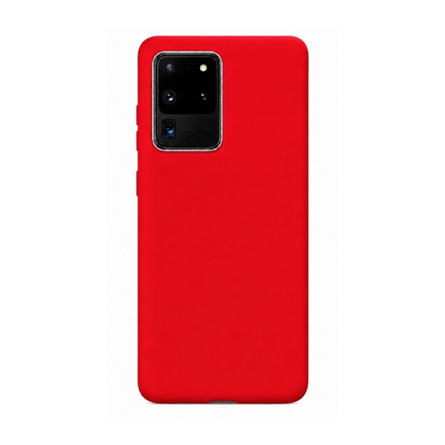 θήκη σιλικόνης (Soft) για Samsung Galaxy S20 Ultra - κόκκινη