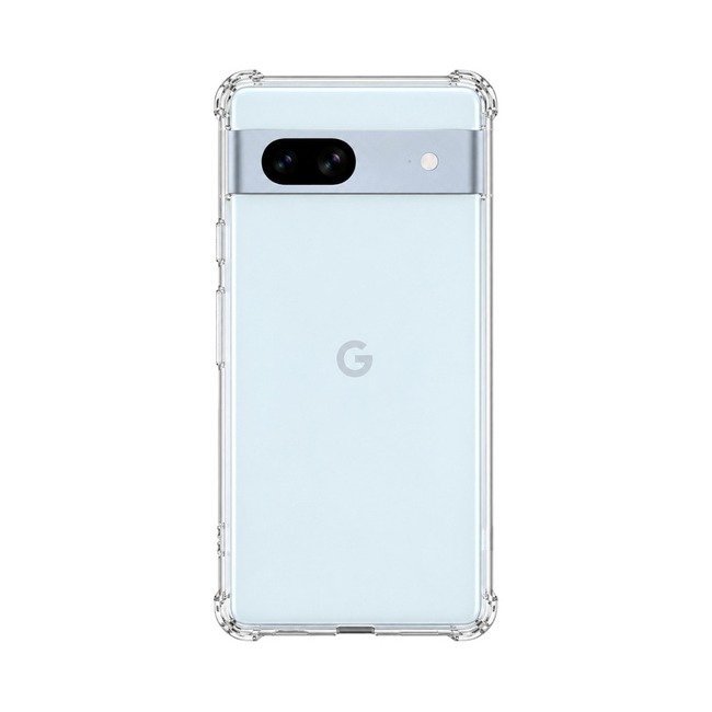 Διάφανη θήκη σιλικόνης για Google Pixel 7a - διάφανη