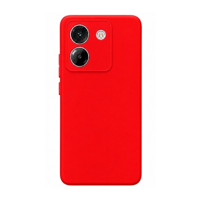 θήκη σιλικόνης (Soft) για Xiaomi Poco M7 Pro - κόκκινη