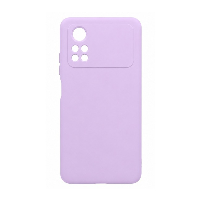 θήκη σιλικόνης (Soft) για Xiaomi Poco X4 Pro - λιλά