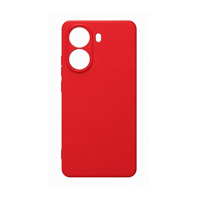 θήκη σιλικόνης (Soft) για Xiaomi Poco X7 Pro - κόκκινη