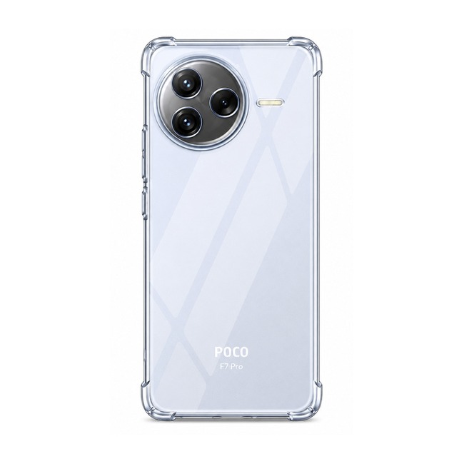 Διάφανη θήκη σιλικόνης για Xiaomi Poco F7 Ultra - διάφανη