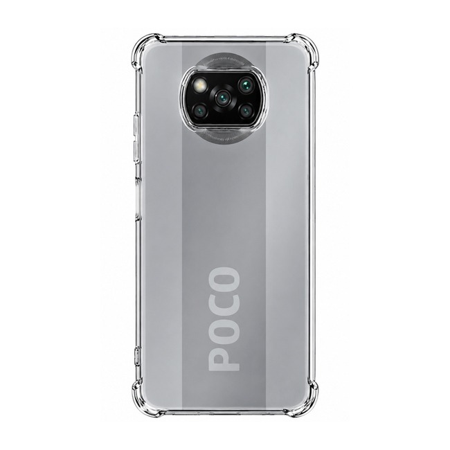 Διάφανη θήκη σιλικόνης για Xiaomi Poco X3 NFC - διάφανη