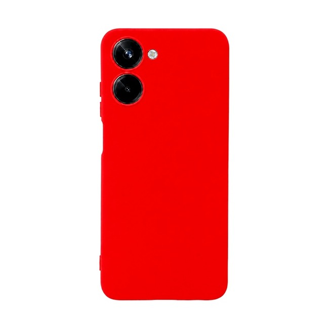 θήκη σιλικόνης (Soft) για Realme 10 4G - κόκκινη