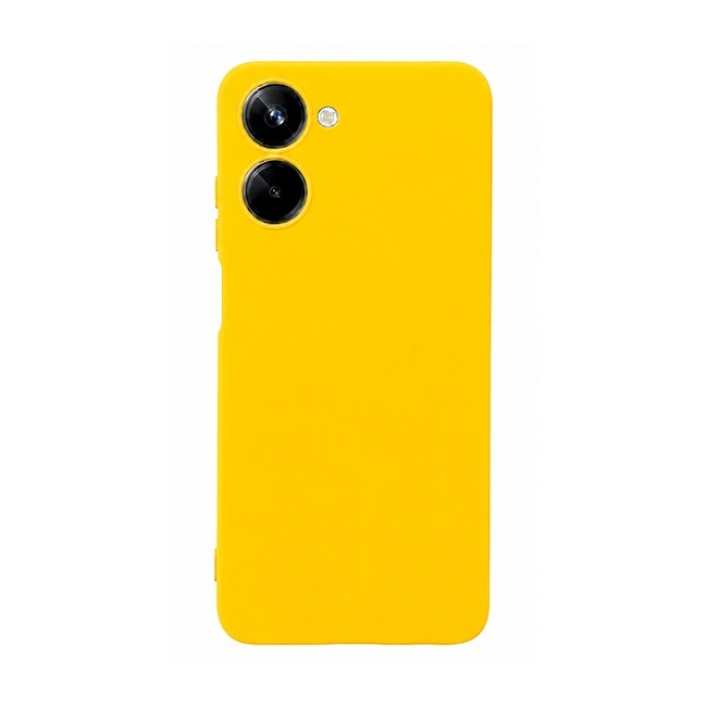 θήκη σιλικόνης (Soft) για Realme 10 4G - κίτρινη