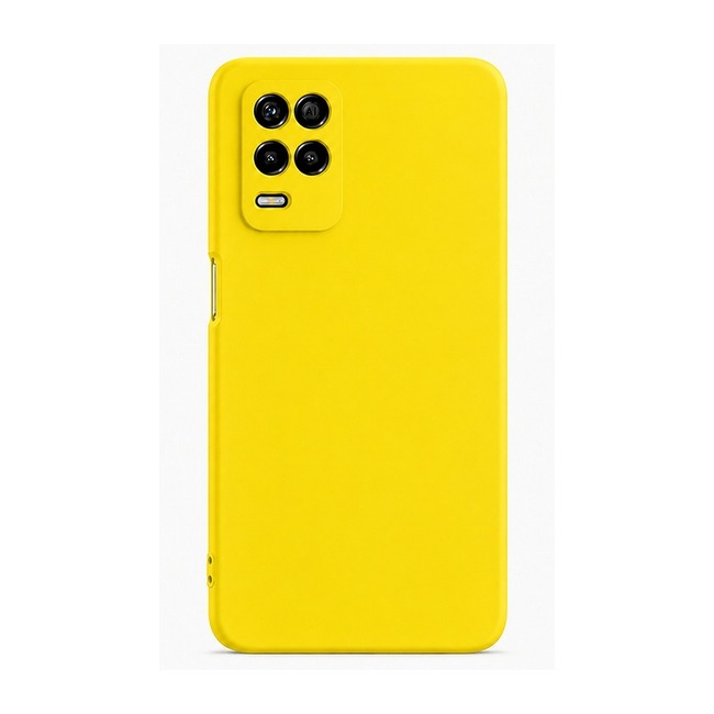 θήκη σιλικόνης (Soft) για Realme 8 5G - κίτρινη