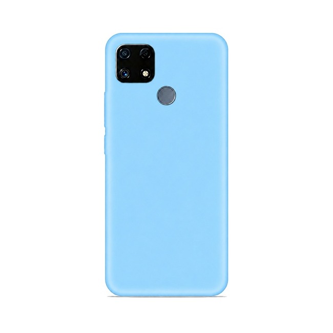 θήκη σιλικόνης (Soft) για Realme C25 - γαλάζια