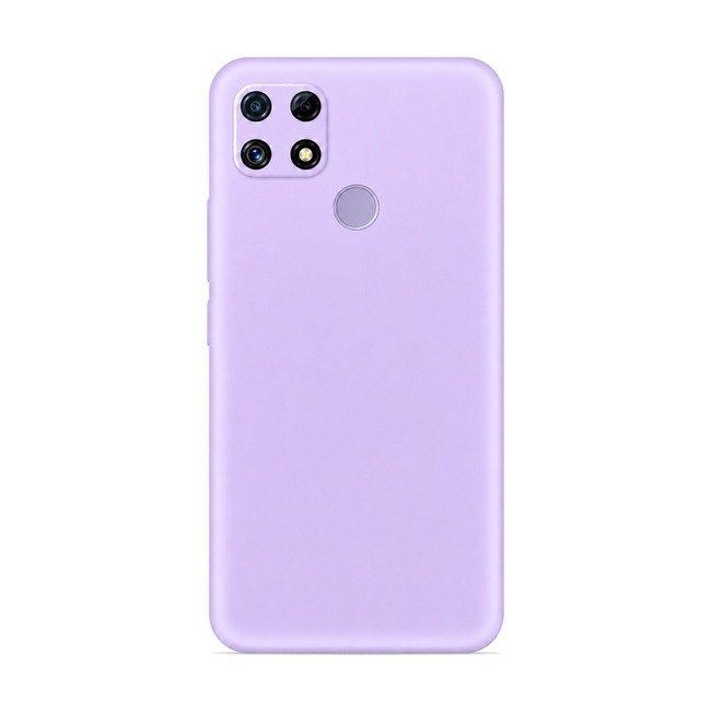θήκη σιλικόνης (Soft) για Realme C25 - λιλά
