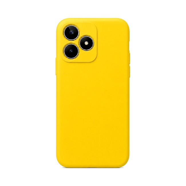 θήκη σιλικόνης (Soft) για Realme C53 - κίτρινη