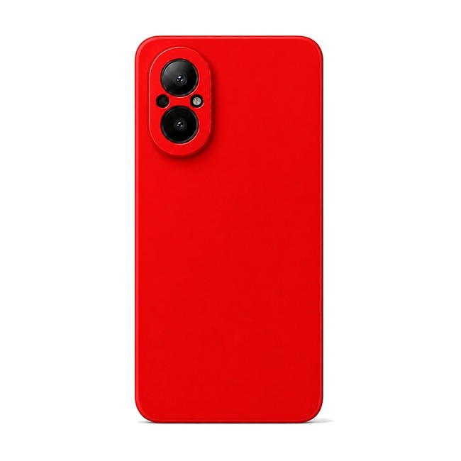 θήκη σιλικόνης (Soft) για Realme C67 - κόκκινη