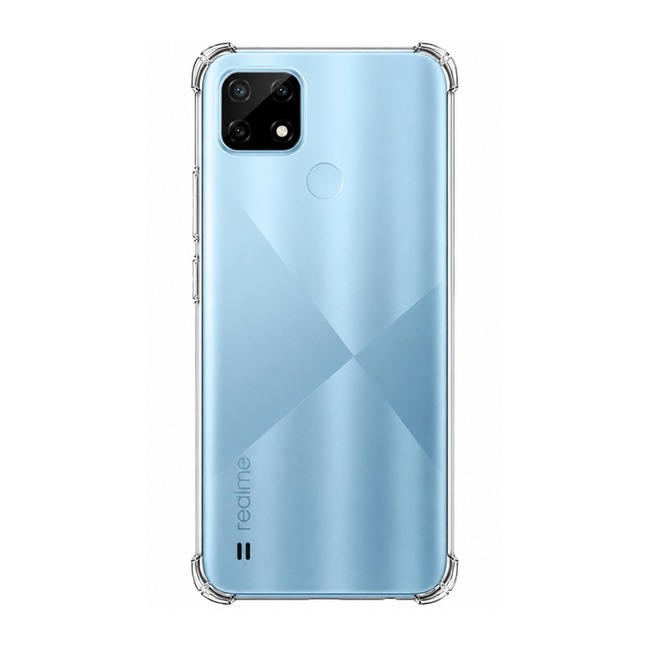 Διάφανη θήκη σιλικόνης για Realme C21 - διάφανη