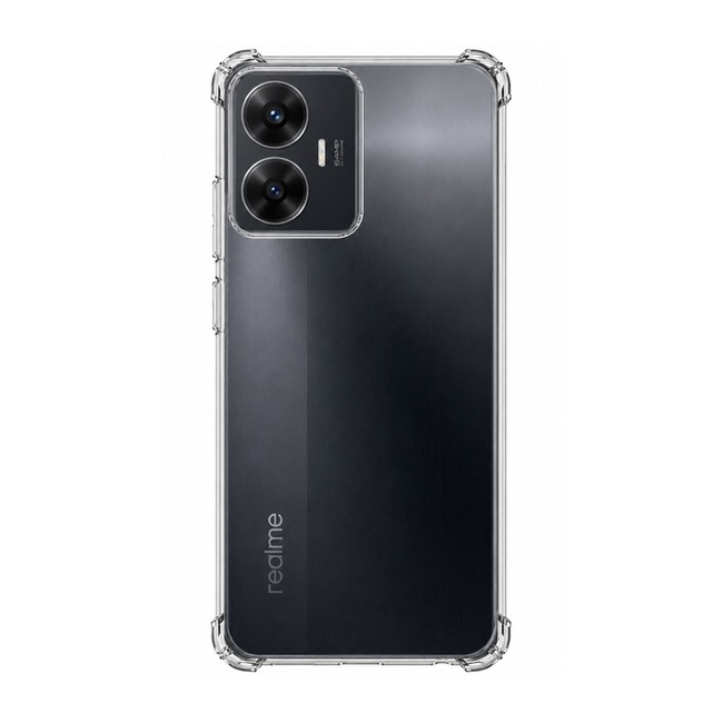 Διάφανη θήκη σιλικόνης για Realme C55 - διάφανη