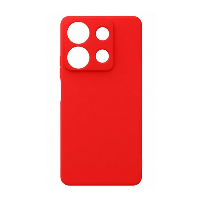 θήκη σιλικόνης (Soft) για Xiaomi Redmi Note 13 4G - κόκκινη