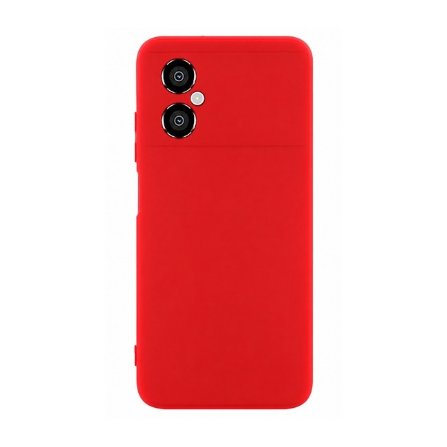 θήκη σιλικόνης (Soft) για Xiaomi Poco M4 - κόκκινη