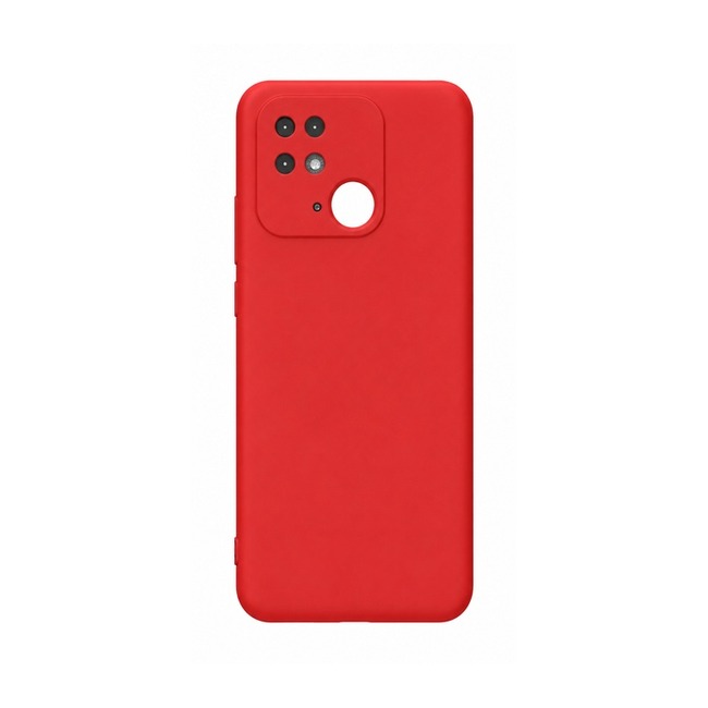 θήκη σιλικόνης (Soft) για Xiaomi Redmi 10C - κόκκινη