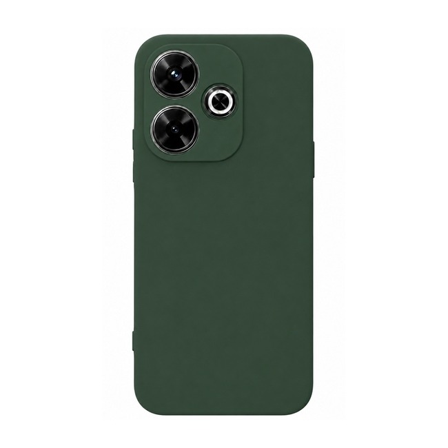 θήκη σιλικόνης (Soft) για Xiaomi Redmi 13 - σκούρο πράσινο