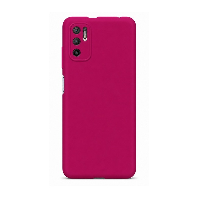 θήκη σιλικόνης (Soft) για Xiaomi Redmi Note 10 5G - σκούρο ματζέντα