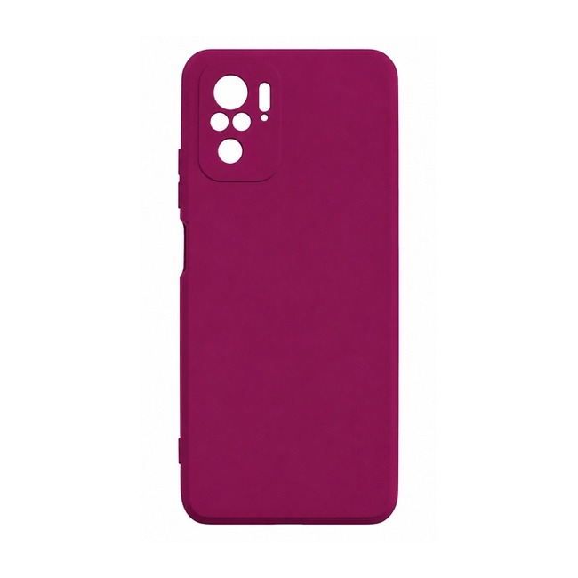 θήκη σιλικόνης (Soft) για Xiaomi Redmi Note 10 - σκούρο ματζέντα