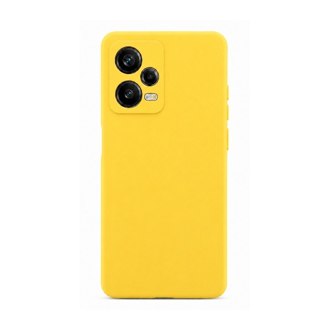 θήκη σιλικόνης (Soft) για Xiaomi Redmi Note 12 Pro+ - κίτρινη