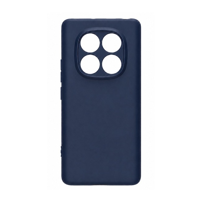 θήκη σιλικόνης (Soft) για Xiaomi Redmi Note 14 Pro 4G - μπλε ναυτικό