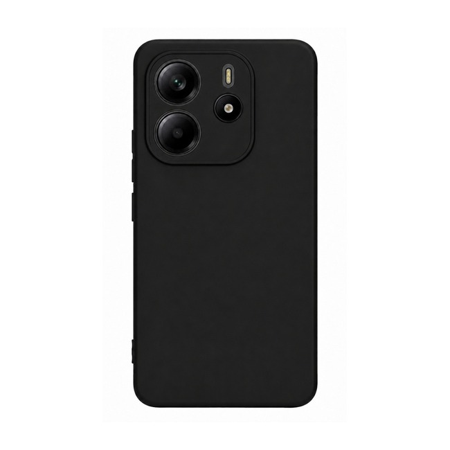 θήκη σιλικόνης (Soft) για Xiaomi Redmi Note 14 4G - μαύρη