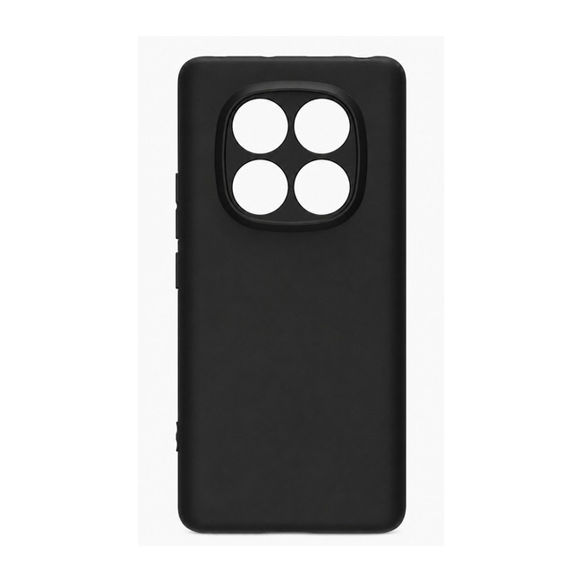 θήκη σιλικόνης (Soft) για Xiaomi Redmi Note 14 Pro 5G - μαύρη