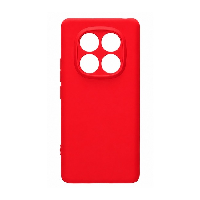 θήκη σιλικόνης (Soft) για Xiaomi Redmi Note 14 Pro 4G - κόκκινη