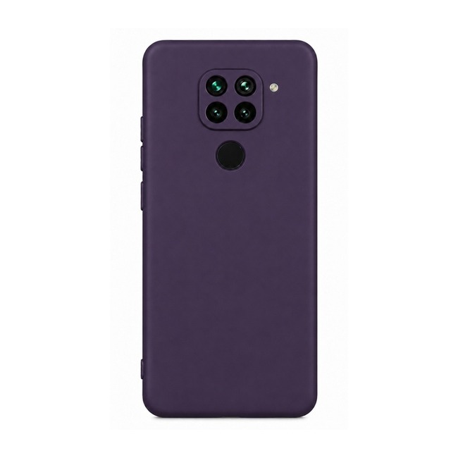 θήκη σιλικόνης (Soft) για Xiaomi Redmi Note 9 - dark purple
