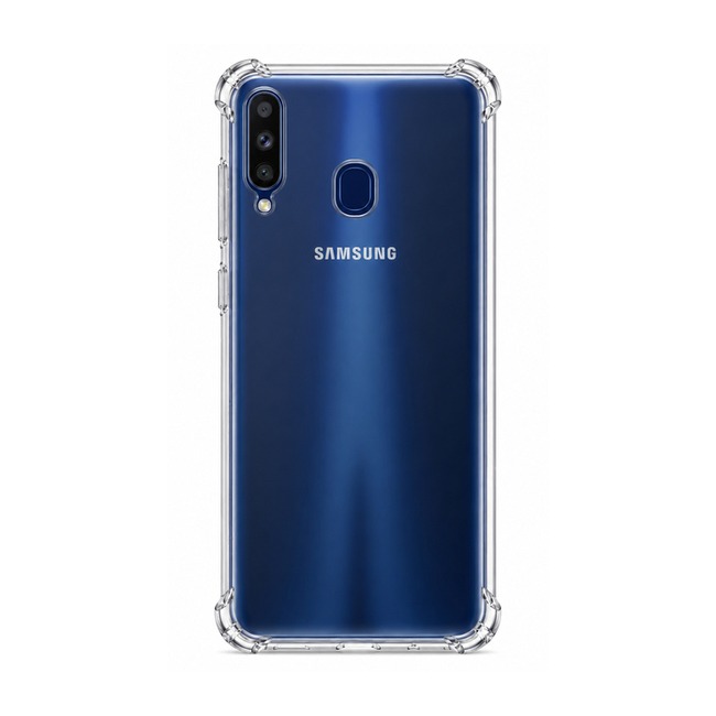 Διάφανη θήκη σιλικόνης για Samsung Galaxy A20s - διάφανη