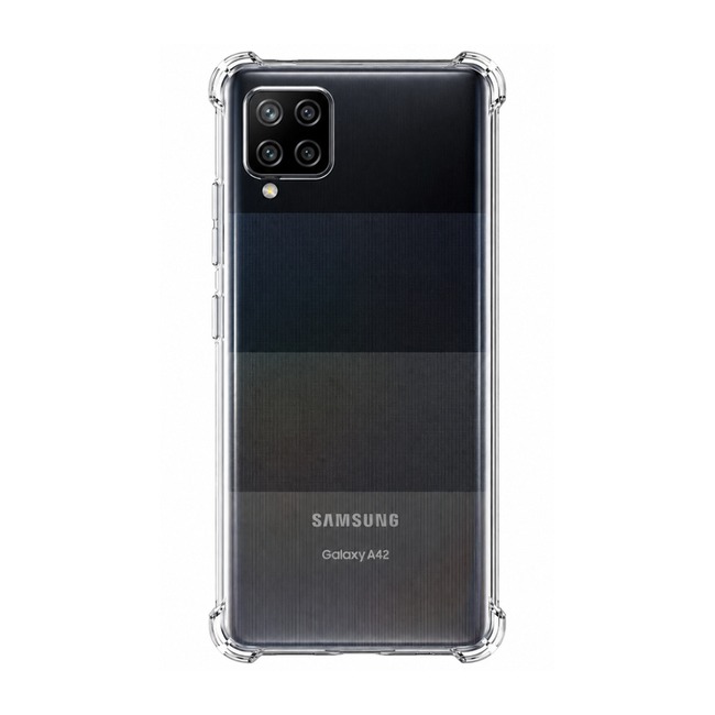 Διάφανη θήκη σιλικόνης για Samsung Galaxy A42 - διάφανη