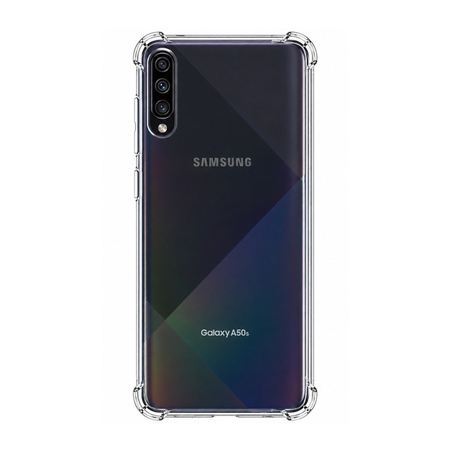 Διάφανη θήκη σιλικόνης για Samsung Galaxy A50s - διάφανη