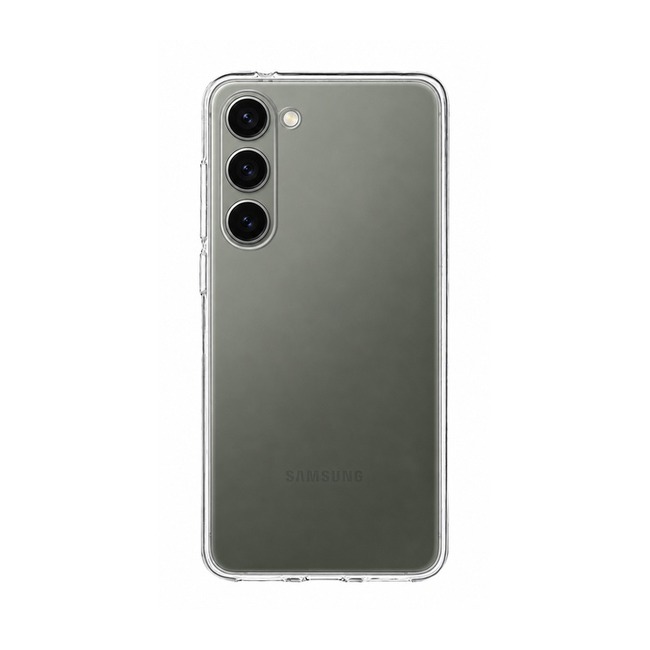Διάφανη θήκη σιλικόνης για Samsung Galaxy S23 - διάφανη