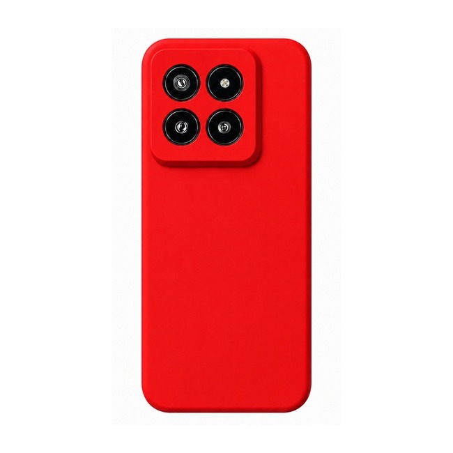 θήκη σιλικόνης (Soft) για Xiaomi 14 Pro - κόκκινη