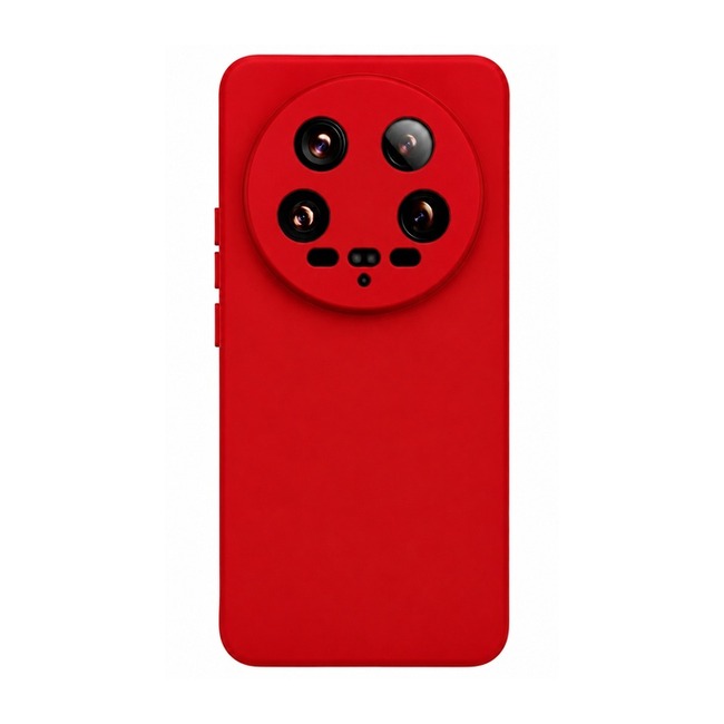 θήκη σιλικόνης (Soft) για Xiaomi 14 Ultra - κόκκινη