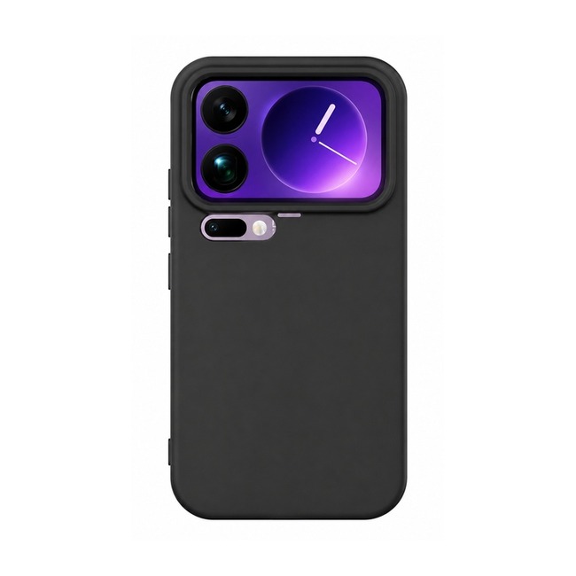 θήκη σιλικόνης (Soft) για Xiaomi 17 Pro - μαύρη