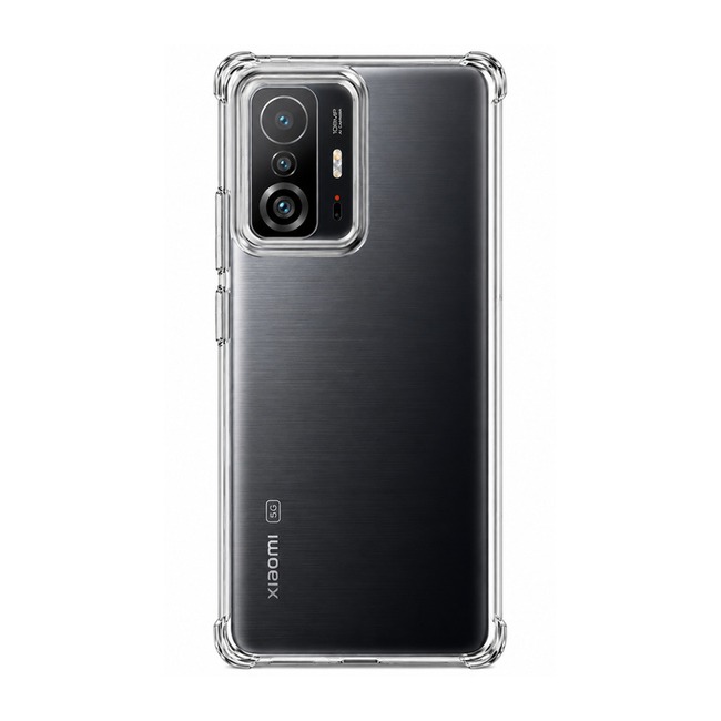 Διάφανη θήκη σιλικόνης για Xiaomi 11T Pro - διάφανη