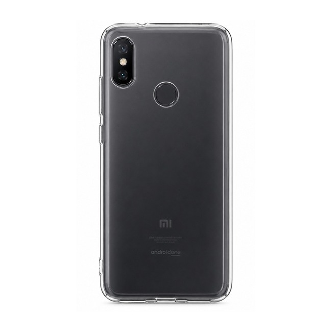 Διάφανη θήκη σιλικόνης για Xiaomi Mi A2 Lite - διάφανη