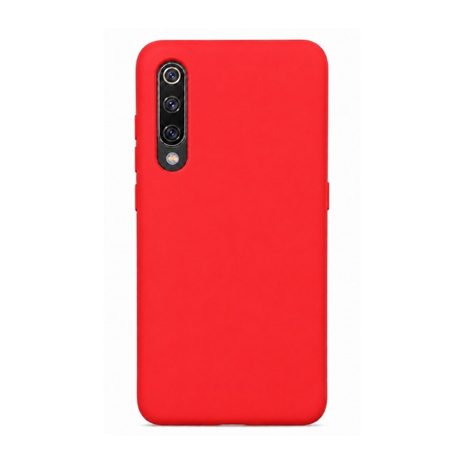 Θήκη σιλικόνης για Xiaomi Mi 9 Lite - κόκκινη