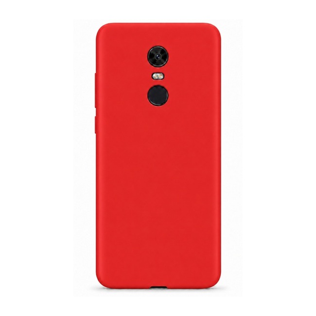 Θήκη σιλικόνης για Xiaomi Redmi 5 - κόκκινη