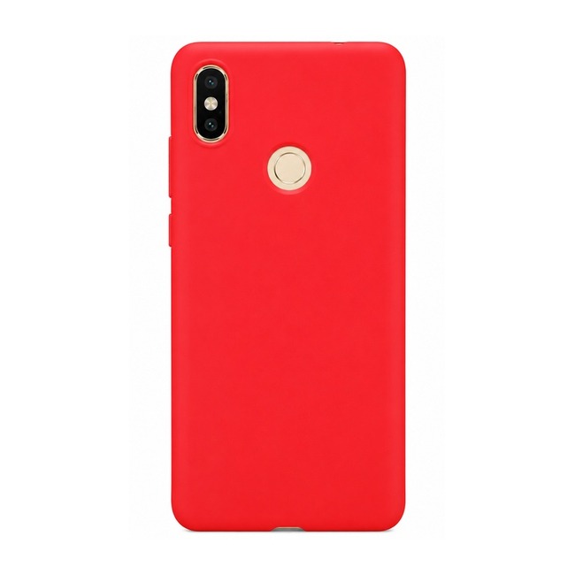 Θήκη σιλικόνης για Xiaomi Redmi Note 5 Pro - κόκκινη