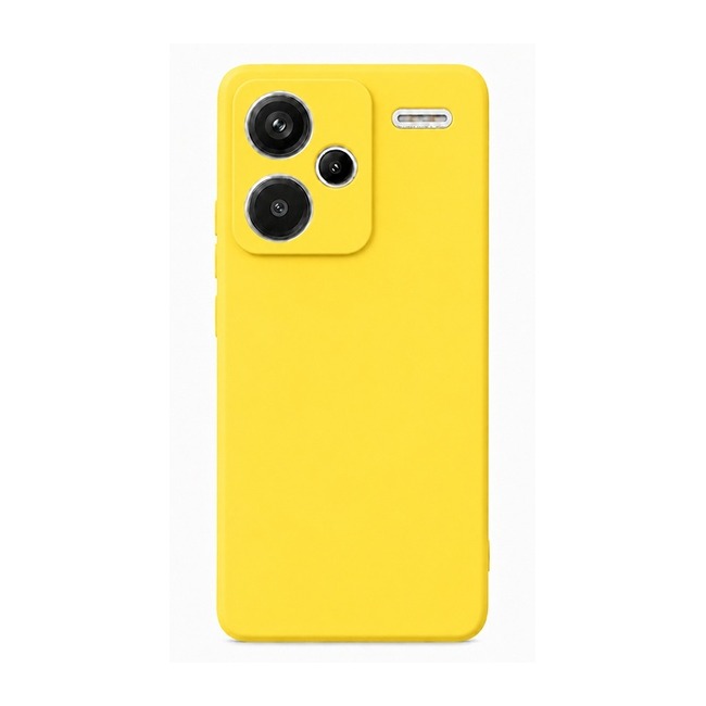 θήκη σιλικόνης (Soft) για Xiaomi Redmi Note 13 Pro+ - κίτρινη