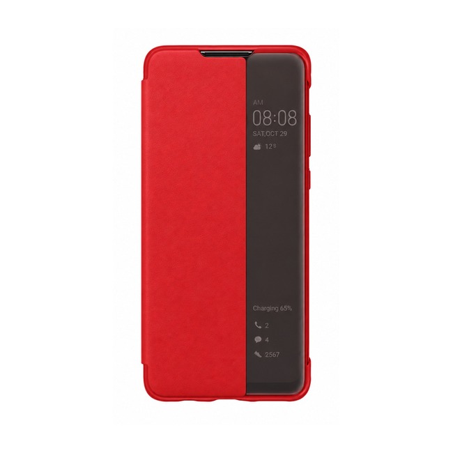 Θήκη Βιβλίο Smart View Flip για Apple iPhone 11 Pro Max - Κόκκινο